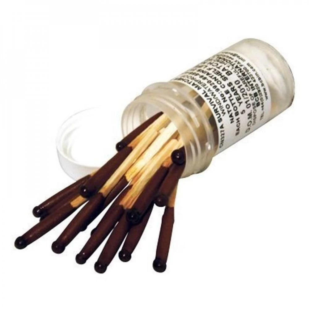 Allumettes De Survie Buschraft BCB + Boîte étanche 3 Allumettes De Survie Buschraft BCB + Boîte étanche