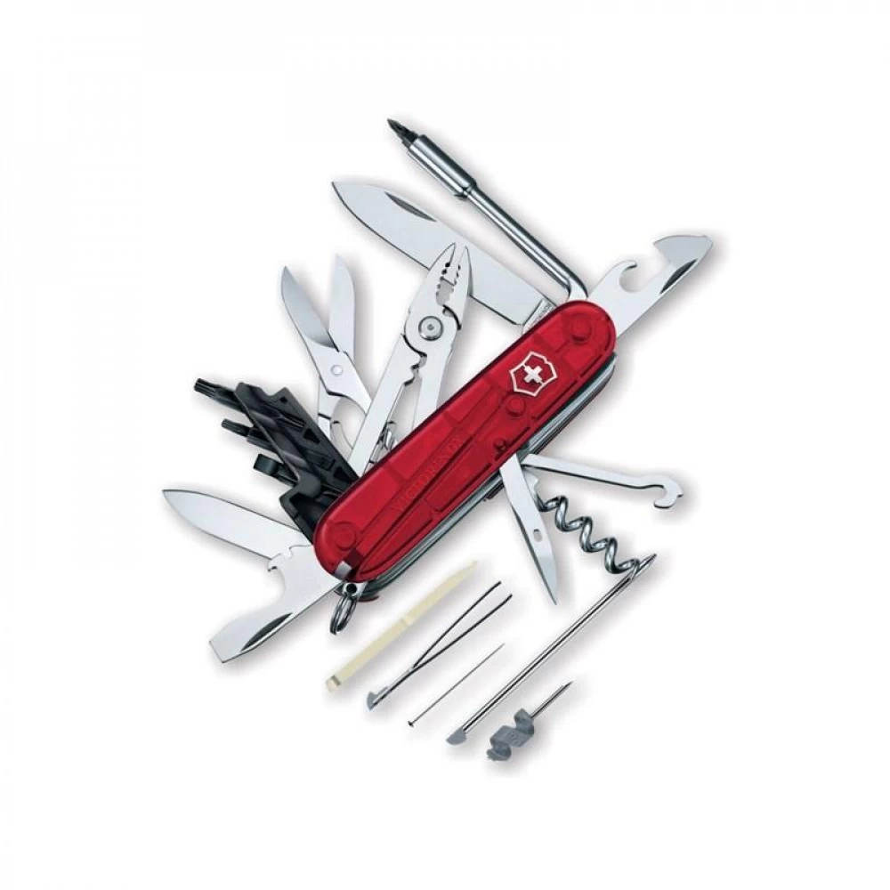 Couteau Suisse Victorinox Cybertool 34 Rouge Translucide 3 Couteau Suisse Victorinox Cybertool 34 Rouge Translucide