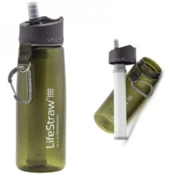 Gourde Filtre à Eau Lifestraw Go 2 Stages Verte
