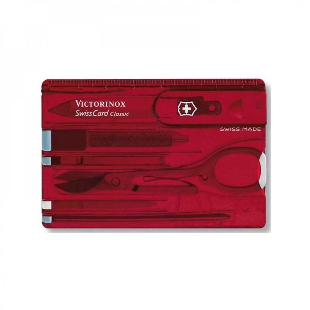SwissCard Classic Victorinox Rouge 4 SwissCard Classic Victorinox Rouge – Image 2
