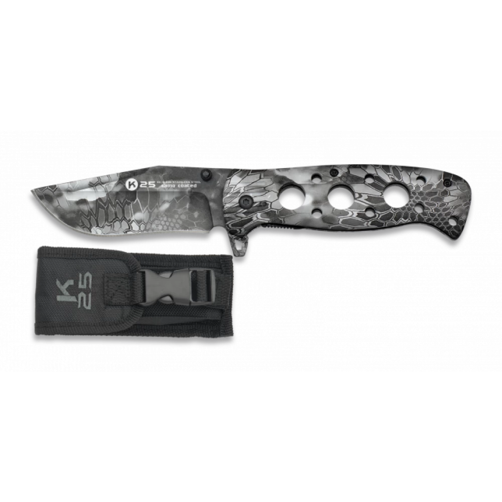 Couteau Pliable K25 Phyton Lame 8.6 Cm 3 Couteau Pliable K25 Phyton Lame 8.6 Cm