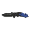 Couteau Pliant Albainox Noir Et Bleu -Camping Soldes 18343