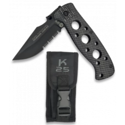 Couteau Pliable K25 Avec Manche Alvéolé Lame 8,5 Cm