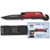 Couteau Pliable Rouge K25 Avec Lampe Intégrée Lame 9 Cm -Camping Soldes 19451