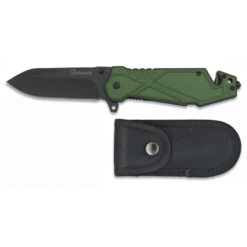 Couteau Albainox Sécurité Kaki 8.6 Cm