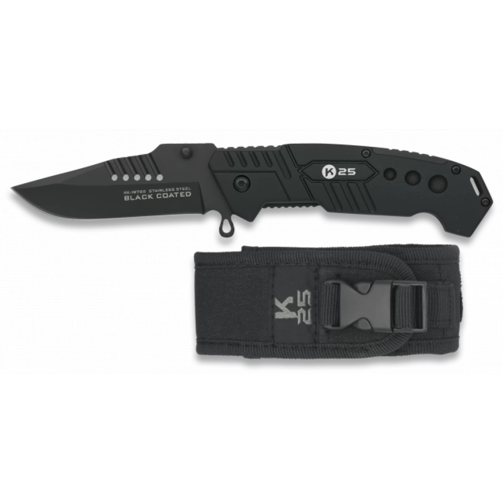 Couteau K25 Black Coated Lame 8.5 Cm 3 Couteau K25 Black Coated Lame 8.5 Cm