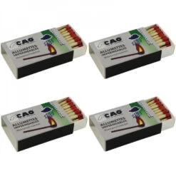 Allumettes Imperméables CAO (lot De 4 Boîtes) 8 Allumettes Imperméables CAO (lot De 4 Boîtes) -Camping Soldes 1 allumettes impermeables cao 4boites.jpg