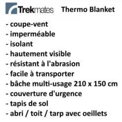 Bâche Trekmates Thermo Blanket -Camping Soldes 1 bache trekmates thermo blanket.jpg 1