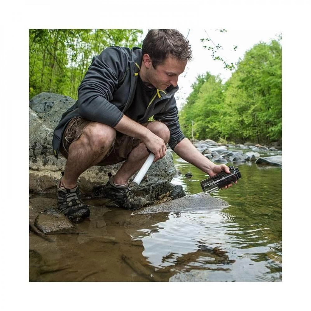 Gourde Filtre à Eau Lifestraw Go 2 Stages Noire 6 Gourde Filtre à Eau Lifestraw Go 2 Stages Noire – Image 4