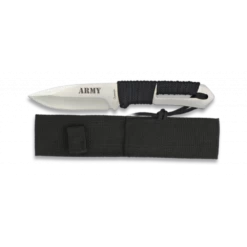 Couteau De Survie Paracorde Army Lame 9.8 Cm