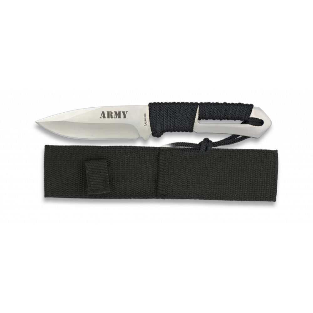 Couteau De Survie Paracorde Army Lame 9.8 Cm 3 Couteau De Survie Paracorde Army Lame 9.8 Cm