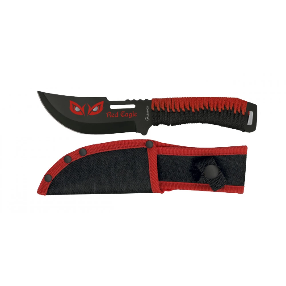 Couteau De Survie Red Eagle Paracorde Lame 10.7 Cm 3 Couteau De Survie Red Eagle Paracorde Lame 10.7 Cm