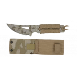 Couteau Paracorde Camouflage Coyote 19 Cm
