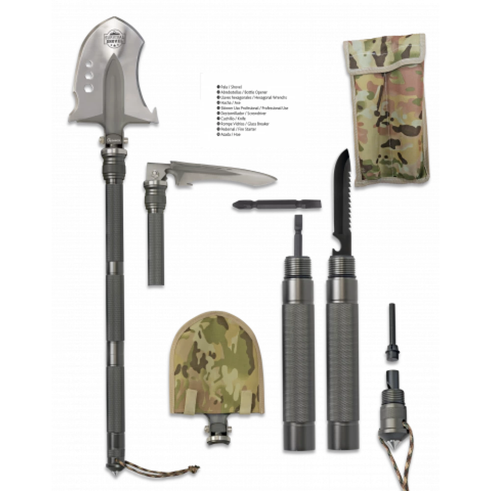 Pelle De Survie Professionelle 10 Fonctions 3 Pelle De Survie Professionelle 10 Fonctions