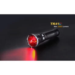 Lampe TK41 C Fenix Puissance Ultra 1000 Lumens, Blanche / Bleue / Rouge 8 Lampe TK41 C Fenix Puissance Ultra 1000 Lumens, Blanche / Bleue / Rouge -Camping Soldes rouge 3