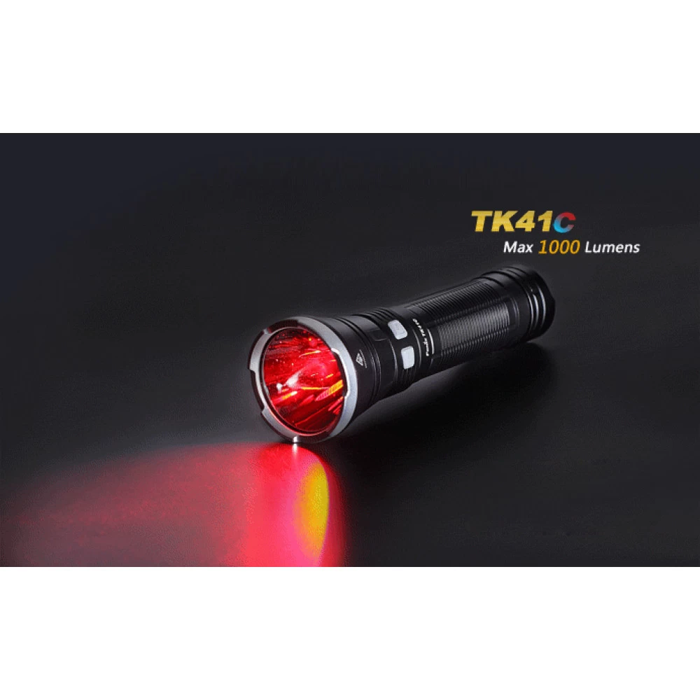 Lampe TK41 C Fenix Puissance Ultra 1000 Lumens, Blanche / Bleue / Rouge 5 Lampe TK41 C Fenix Puissance Ultra 1000 Lumens, Blanche / Bleue / Rouge – Image 3