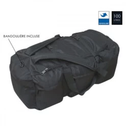 HIGHLANDER Sac à Dos Commando Otan 100L Noir
