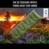 Sac De Couchage Opex Vert -Camping Soldes sac de couchage forme duvet