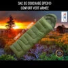 Sac De Couchage Opex Vert Armée -Camping Soldes sac de couchage opex confort vert
